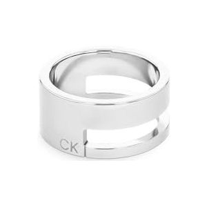 Calvin Klein - Geometrische Ring - Roestvrij Staal - Modern Design
