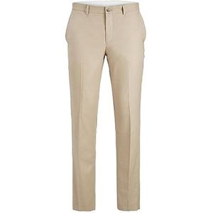 JACK & JONES JPRSOLARIS Super Slim Fit Pantalon voor heren, White Pepper/Fit: super slim fit, 48