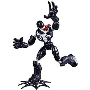 Hasbro Marvel Spider-Man Bend and Flex Missions Venom Space Mission, 15 cm groot, buigbaar figuur, voor kinderen vanaf 4 jaar, F3845, Multi, One Size