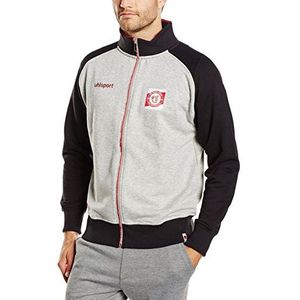 uhlsport Sweatshirt FCK Zipjack, grijs/melange/zwart, XL