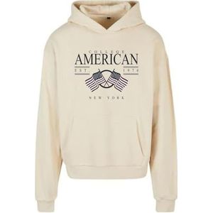 AMERICAN COLLEGE USA American College Sweatshirt met capuchon voor heren, Beige, S