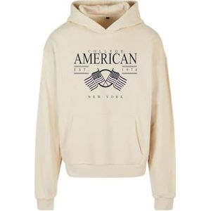 AMERICAN COLLEGE USA American College Sweatshirt met capuchon voor heren, Beige, XL