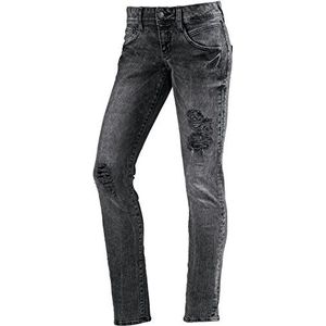 Herrlicher Gila Denim Stretch Jeansbroek voor dames, Zwart (Storm 6070), 30W x 32L