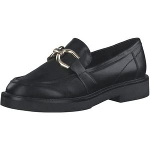 MARCO TOZZI Dames 2-2-2-24301-20 platte slippers, zwart, 38 EU