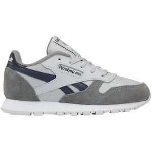 Reebok Unisex Classic Leather Sneakers voor kinderen, Grey4 Grey1 Vectornavy, 27 EU