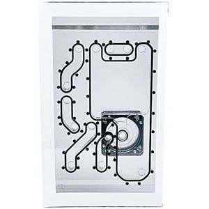 Stealkey Customs - Lian Li O11D Mini Front MK2 D5 Distroplate - Acryl - Wit