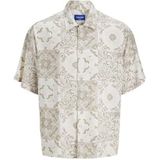 JACK & JONES Overhemd 'JORHYDRA'  beige / crème / rosé