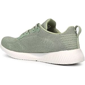 Skechers Bobs Squad Ghost Star Sneaker voor dames, Sage Reflecterende Engineered Knit, 40 EU