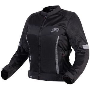 OZONE MOTO Dames Dart Lady motorjas, zwart, 9XL, Zwart