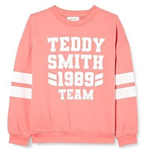 Teddy Smith S- Jenny Jr sweatshirt met capuchon, punchy pink, 12 jaar meisje