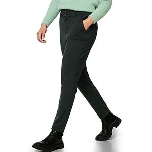 Street One Dames A375854 Paperbag Stoffen broek, deep Clary Mint, W38/L30, Deep Clary Mint, 38W x 30L