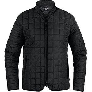 Texstar FJ81 Unisex gewatteerde jas, maat XL, zwart