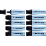 Tekstmarkeerstift - STABILO BOSS ORIGINAL - 10 stuks - blauw