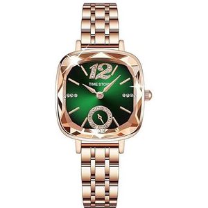 Basfur Dress Watch Fe-Montre-033-03, Groen, Modern