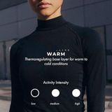 FALKE Dames Top van onderlaag Warm Turtleneck W L/s Sh functioneel materiaal sneldrogend 1 stuk, Rood Merlot 8117, XS