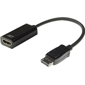 ACT 4K DisplayPort naar HDMI-adapter, Ultra HD 4K@30Hz, PC aansluiten op HDMI-monitor/projector - AC7555