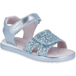 Richter Kinderschoenen meisjes lage schoenen klittenband sandalen roze vrije tijd, turquoise, 26 EU