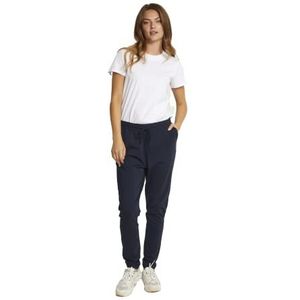 KAFFE Joggingbroek voor dames, met elastische taille, slim fit, sweatpants, Midnight Marine, 3XL