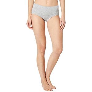 SPANX Cotton Comfort Brief, damesonderbroek, katoenen ondergoed, HEATHERGREY, XS