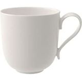 Villeroy en Boch New Cottage Basic koffiemok, 350 ml, hoogte: 9 cm, premium porselein, wit