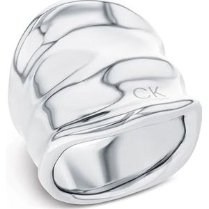 Calvin Klein ELEMENTAL-collectie roestvrijstalen ring voor dames, 35000645E