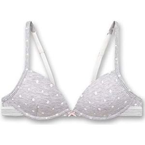 Sanetta Bra Soft Cup Allover 1646 LICHTGRIJS M, lichtgrijs, gemêleerd, 65A