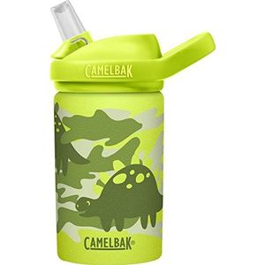 CAMELBAK Eddy+ Kids RVS vacuüm geïsoleerde waterfles - Dino Camo - 14oz - 400ml