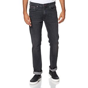 Tommy Hilfiger Heren rechte Denton Sstr Ruso zwarte jeans, Ruso Zwart, 29W / 34L