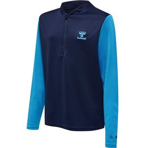 hummel hmlongrid 1/2 Zip Poly Sweat Kids