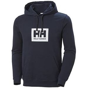 Heren Helly Hansen HH Box-hoodie, marineblauw, L, Donkerblauw, Large