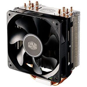 Cooler Master Hyper 212 EVO CPU Processorkoeler - bewezen prestatie - 4 heat pipes met direct touchontwerp, 120 mm PWM fan,aluminium, Zwart.