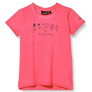 CMP Stretch Dyed Jersey T-shirt, aardbeien, 116 meisjes