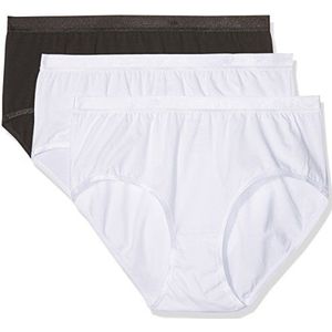 Ulla Popken Dames tailleslip (verpakking van 3 stuks), wit (wit 20), 62/Grote Maten