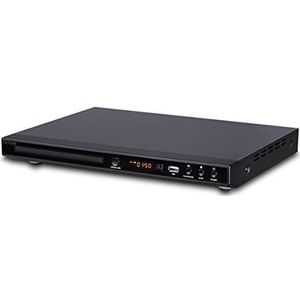 Denver Electronics DVH-1245 DVD player NTSC, PAL - HDMI connection & USB input - black - Denver Electronics DVH-1245, NTSC, PAL, 4:3, 16:9, Dolby Digital, AVI, MP3,WMA, JPEG