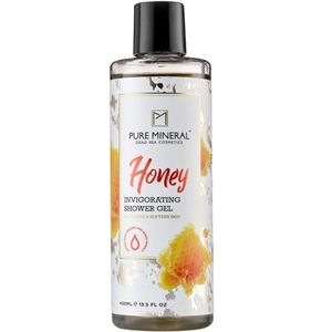 Pure Mineral - Honing Douchegel - Zachte Reiniging, Hydratatie en Regeneratie - Voor alle Huidtypes - Zonder siliconen, sulfaten, parabenen - 400ml