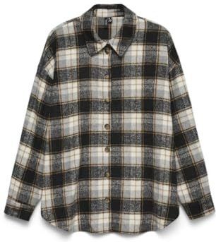 Vmnaya L/S Shirt WVN Ga, zwart, M