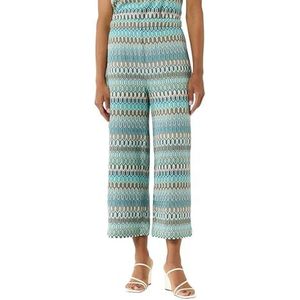 comma - Culottes - Gebreid - Met Wijde Pijpen - Elastische Tailleband