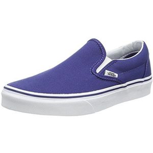 Vans Unisex Classic Slip-On lage sneakers, Blauw Twilight Blue True White, 42 EU