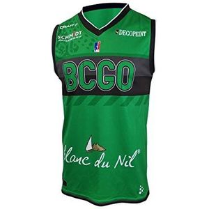 BCGO - Basket Club Gries Oberhoffen Gries-Oberhoffen Officieel thuisshirt 2019-2020, uniseks basketbalshirt