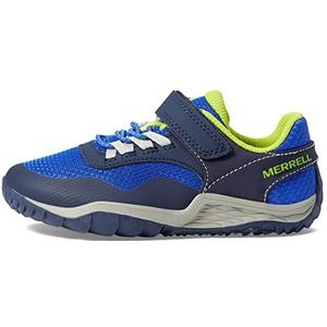 Merrell Trail Glove 7 A/C sneaker, blauw/limoen, 32 EU