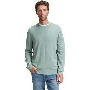 Tom Tailor - Regular Fit - Gebreide Pullover - Mêlee - Zuiver Katoen