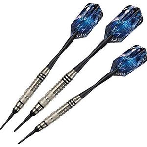 Viper Zilveren Thunder Soft Tip Darts, 2 gekartelde banden, 18 gram