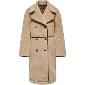Only - Onlcacey Life Bonded Coat - Damesjas - Tannin/chicory Coffee