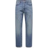 ONLY & SONS - ONSEDGE STRAIGHT BOX - Jeans - Medium Blue Denim - Regular Fit