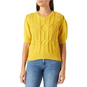 United Colors of Benetton Tricot G/C M/M 101TD100N Pullover Super Lemon 27T, XL Dames