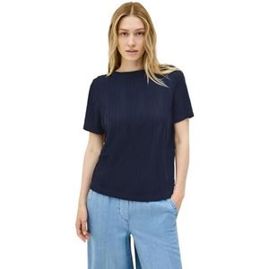 Cecil dames structuurshirt, Urban Navy Blue, M