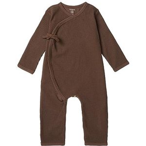 Noppies Baby Unisex Baby Playsuit Terrytown Long Sleeve Overall, Raindrum - N110, 74 cm
