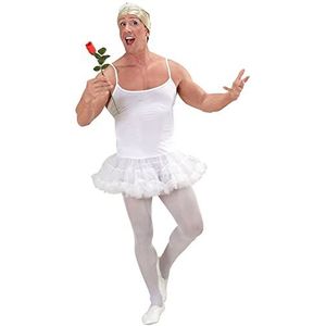 Widmann wdm7643d - kostuum voor volwassenen eerste ballerina, wit, M