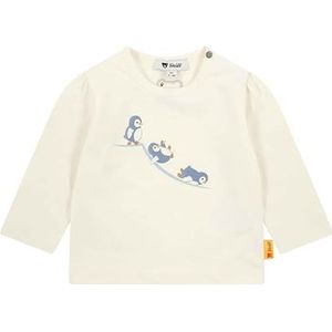 Steiff T-shirt met lange mouwen, EU maat 56, Eggnog, sweatshirt met lange mouwen voor kinderen, pullover met lange mouwen, babytop, ideaal basic shirt, comfortabel en zacht, wasmachinebestendig,