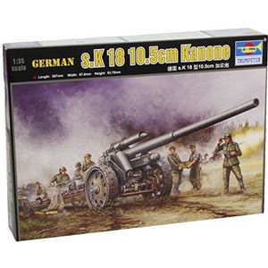 Trumpeter 02305 modelbouwpakket Duits s.10 cm K.18 Cannon